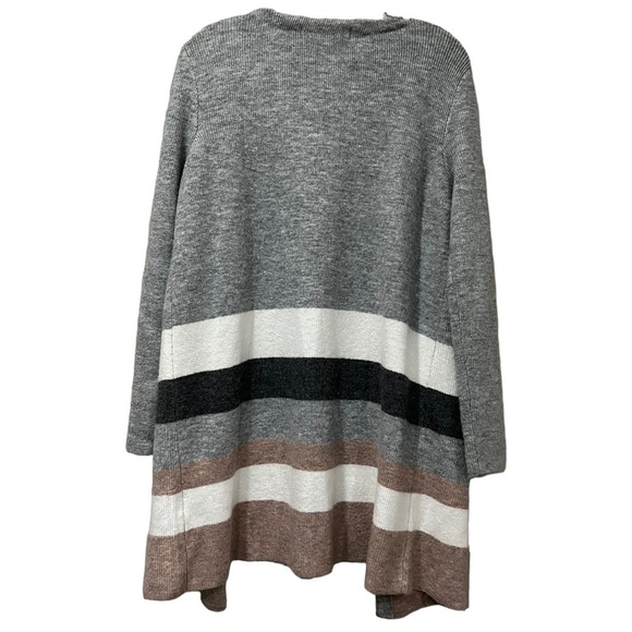 Revolve Medium Stitches & Stripes Elaine Striped Long Open Cardigan Sweater P - Picture 4 of 5